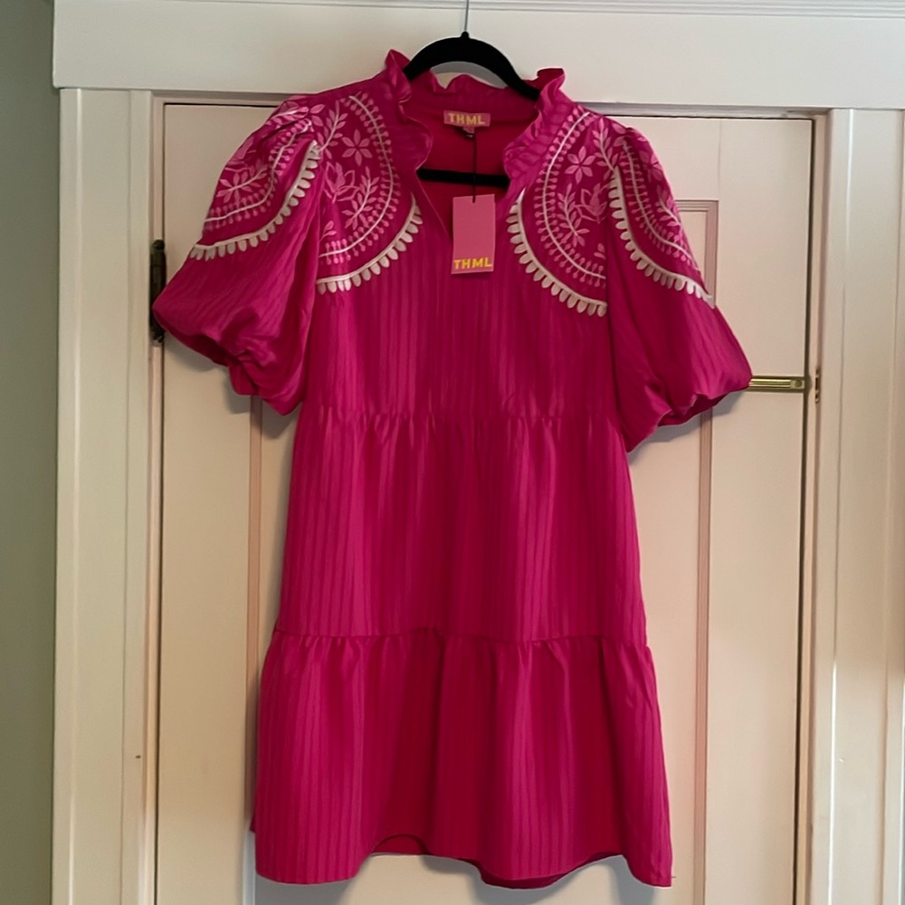 Hot Pink,THML dress-NWT